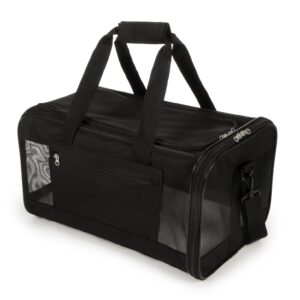 TrustyPup Dog Travel Soft Sided Carrier, Black,